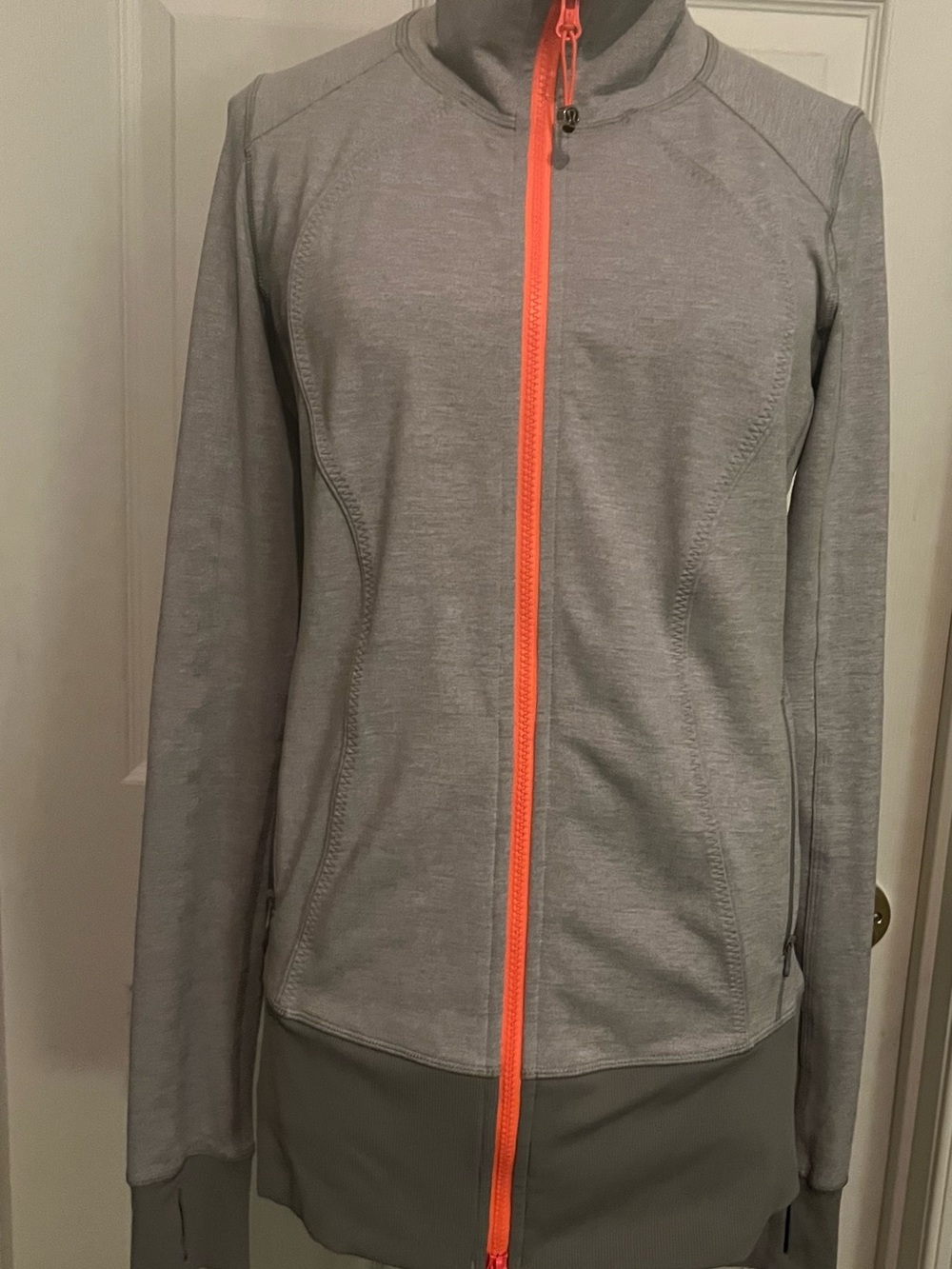 lululemon athletica Asana Jacket Grey Zip